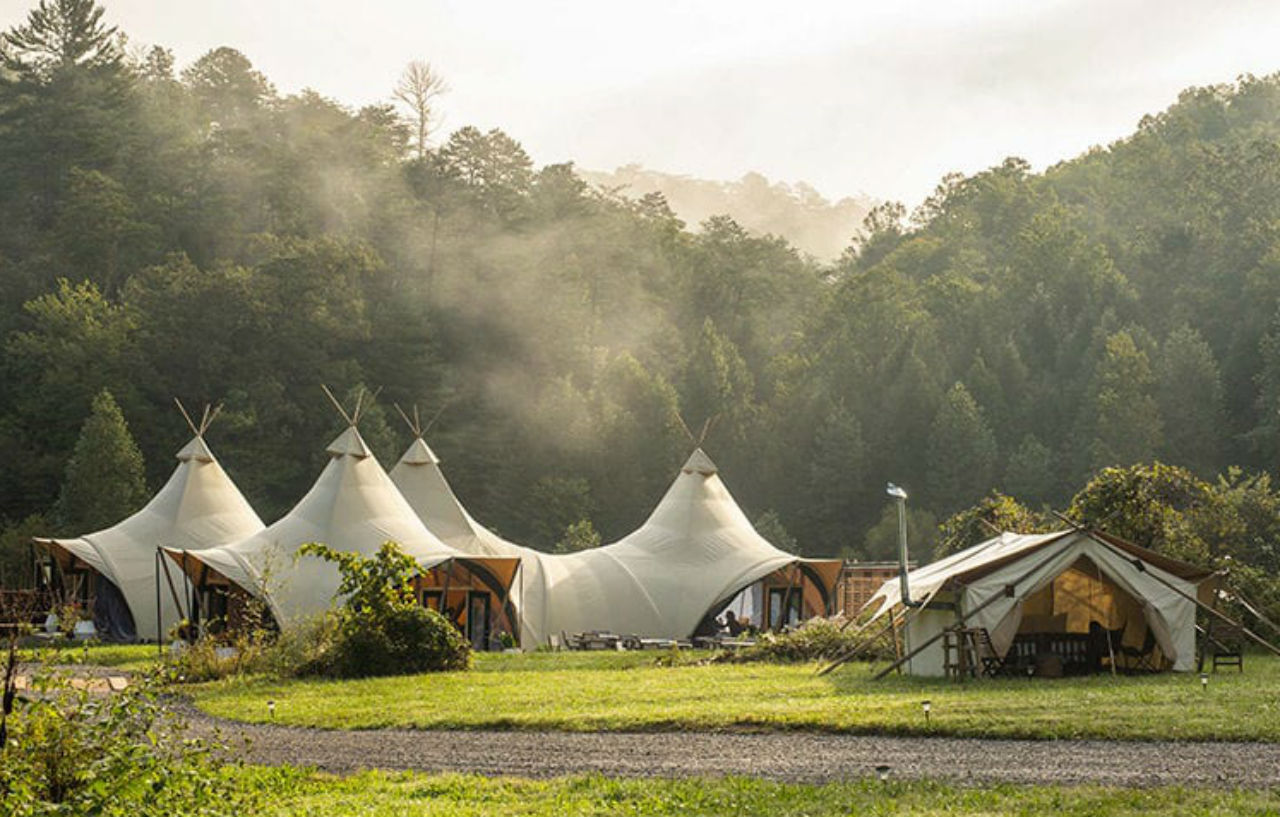 Under Canvas Great Smoky Mountains Hotel Pigeon Forge Eksteriør billede